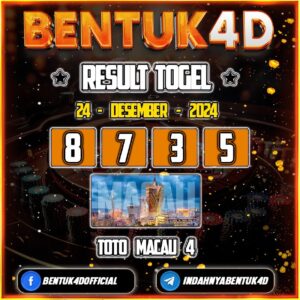 Result Togel Toto Macau 4  24 Des 2024