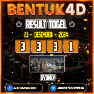 Result Togel Sydney 21 Des 2024