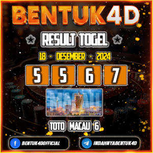 Result Togel Toto Macau 6 18 Des 2024