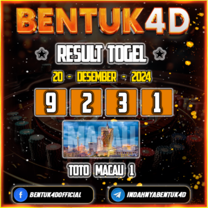 Result Togel Toto Macau (1) 20 Des 2024