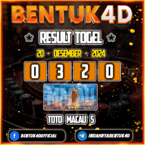 Result Togel Toto Macau 20 Des 2024