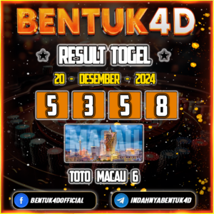 Result Togel Toto Macau 20 Des 2024