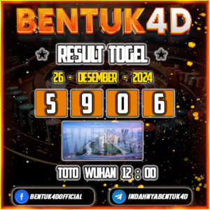 Result Togel Toto Wuhan (12:00) 26 Des 2024