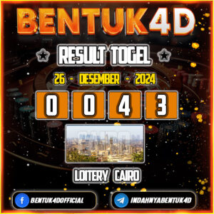 Result Togel Cairo 26 Des 2024