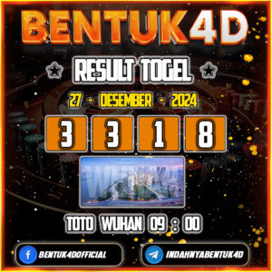 Result Togel Toto Wuhan (09:00) 27 Des 2024