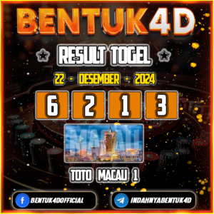 Result Togel Toto Macau 22 Des 2024