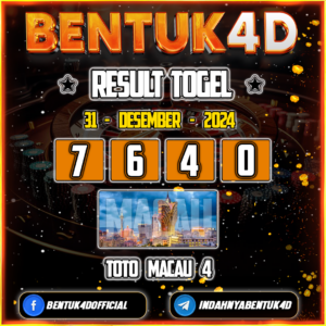 Result Togel Toto Macau (19:00) 31 Des 2024