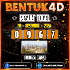 Result Togel Cairo (12:35) 30 Des 2024