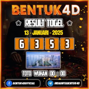 Result Togel Toto Wuhan (00:00) 13 Jan 2025