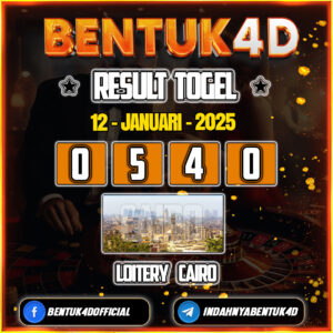 Result Togel Cairo (12:35) 12 Jan 2025