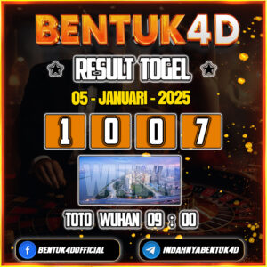 Result Togel Toto Wuhan (09:00) 05 Jan 2025