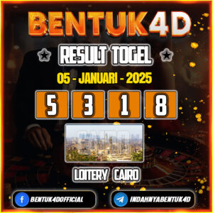 Result Togel Cairo (12:35) 05 Jan 2025