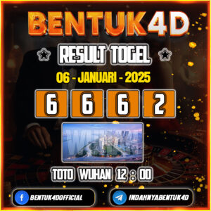 Result Togel Toto Wuhan (12:00) 06 Jan 2025