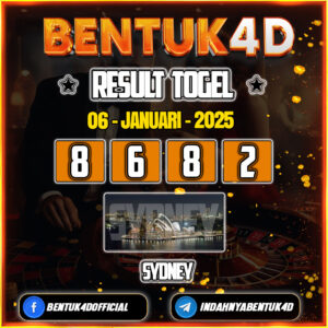 Result Togel Sydney Lotto (13:55) 06 Jan 2025