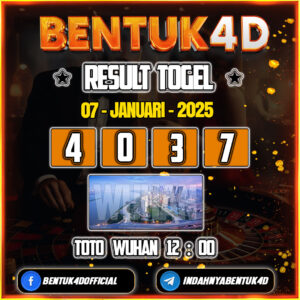 Result Togel Toto Wuhan (12:00) 07 Jan 2025