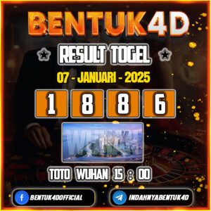 Result Togel Toto Wuhan (15:00) 07 Jan 2025