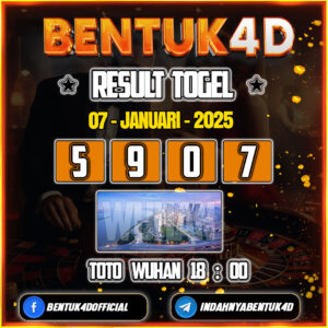 Result Togel Toto Wuhan (18:00) 07 Jan 2025